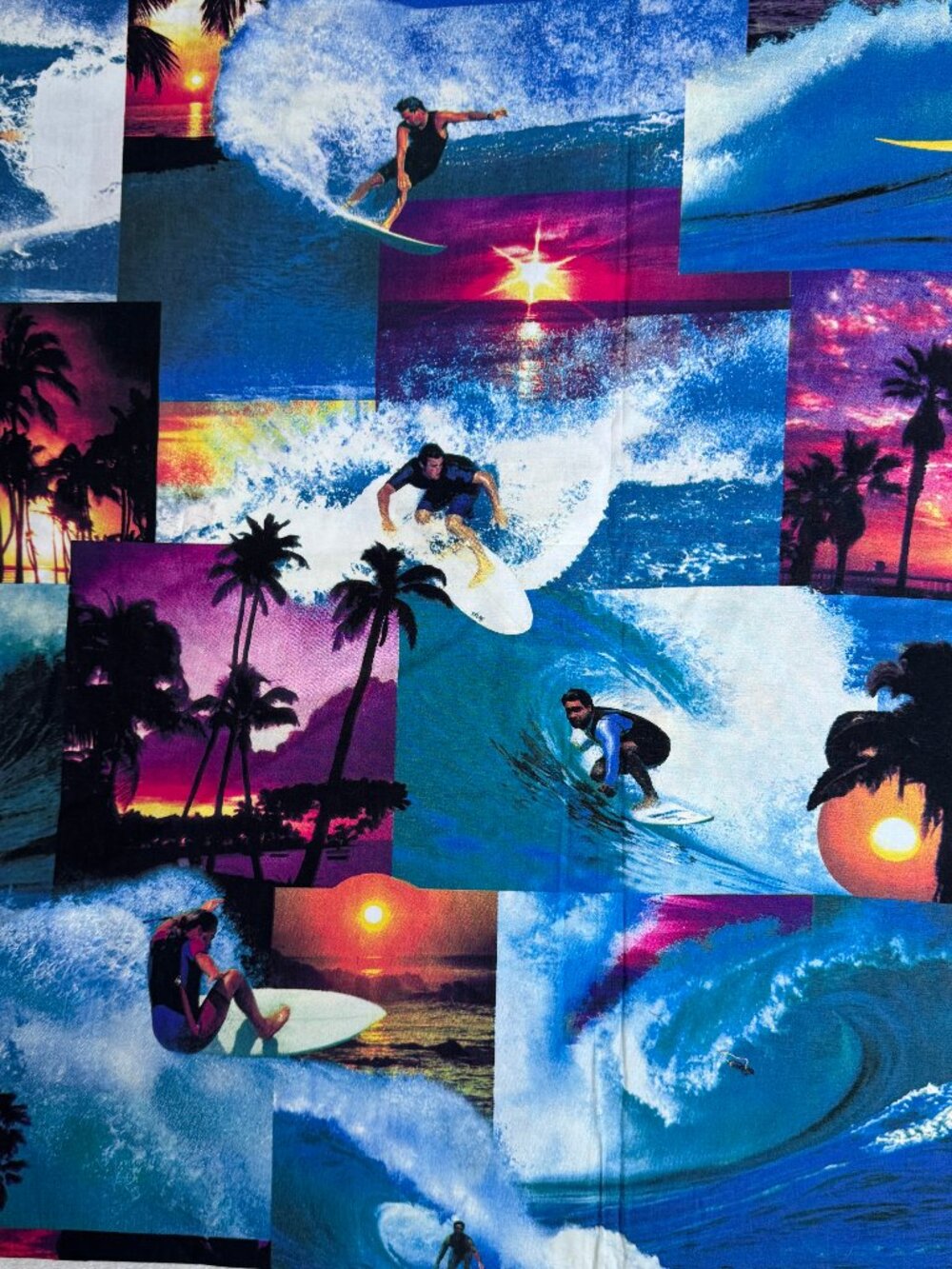 2 yards of Surfing Quality Quilt Cotton Fabric Robert Kaufman #1147